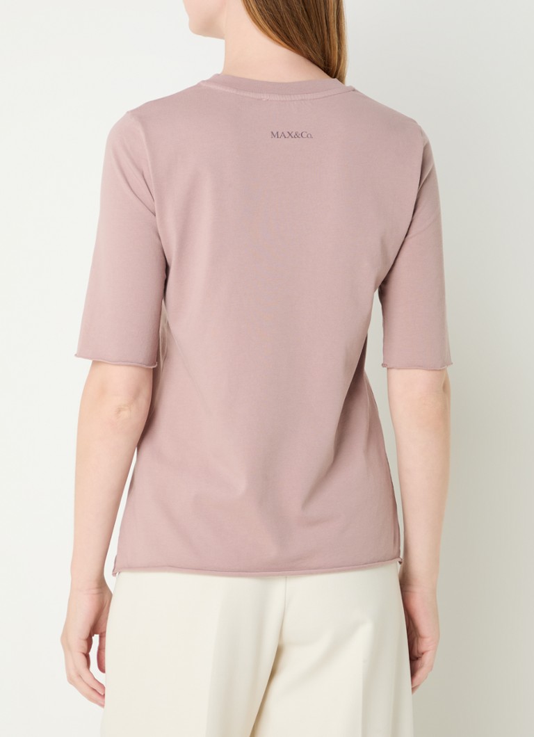 T-shirt Max & Co Opale con stampa floreale