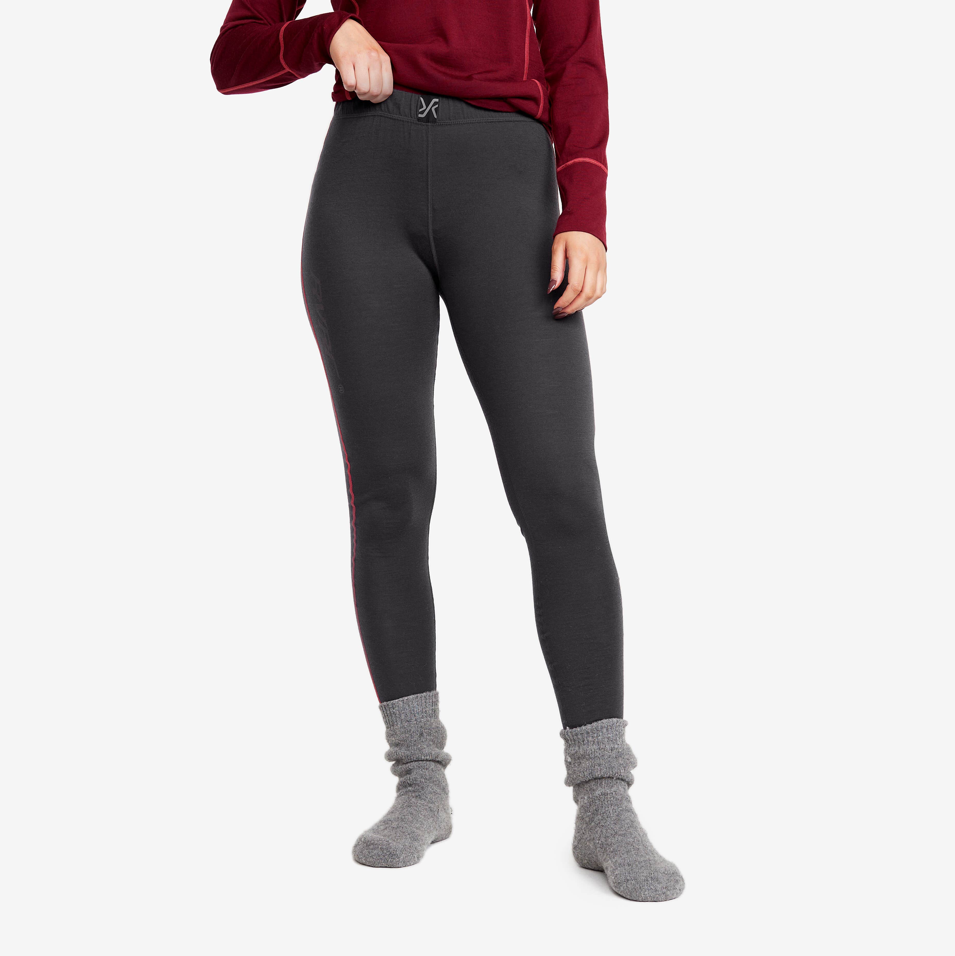 Outright Merino Pants Femme Anthracite