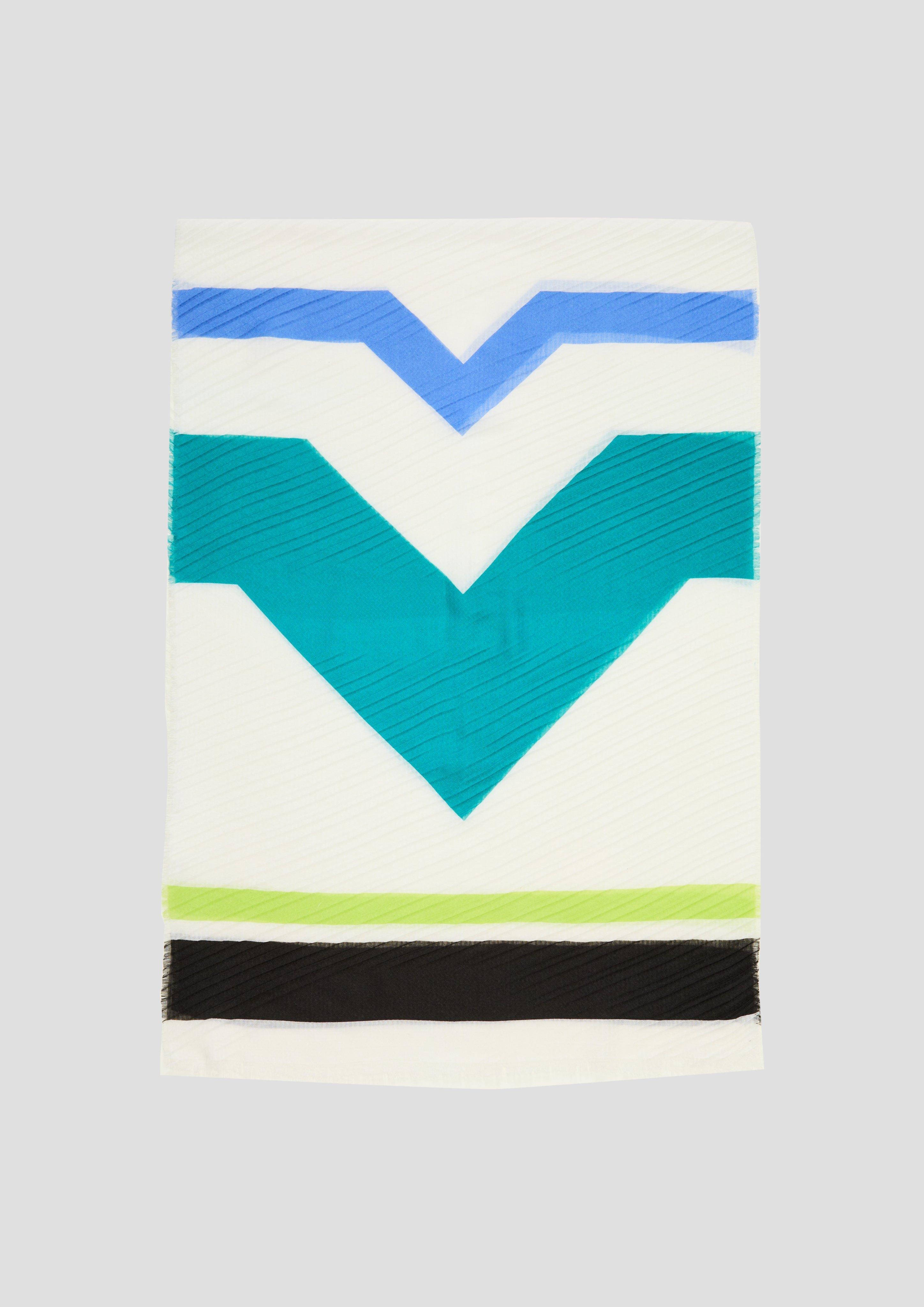 Schal mit Plisseefalten  2141576-02D0