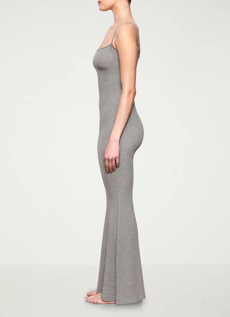 SKIMS Soft Lounge maxi haljina s rebrastom teksturom