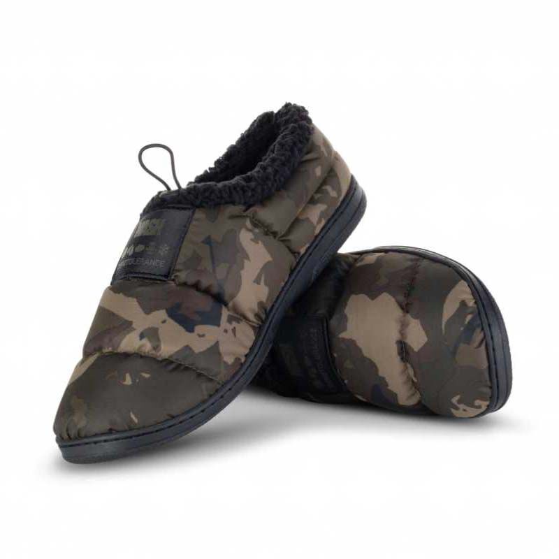 Nash ZT Deluxe Biwy Slipper Camo Tofflor