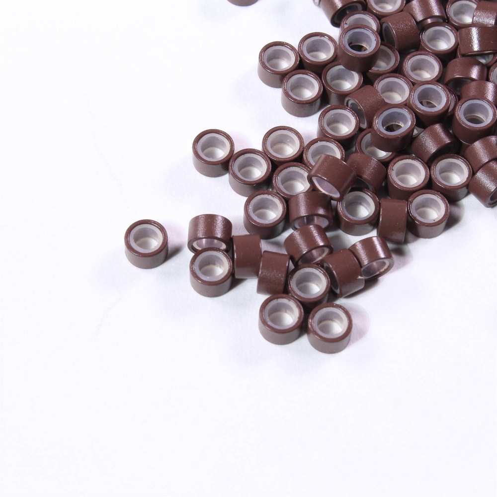 hair2heart Anneaux de fixation Microrings avec silicone pour 1g d' Extension Loops extensions