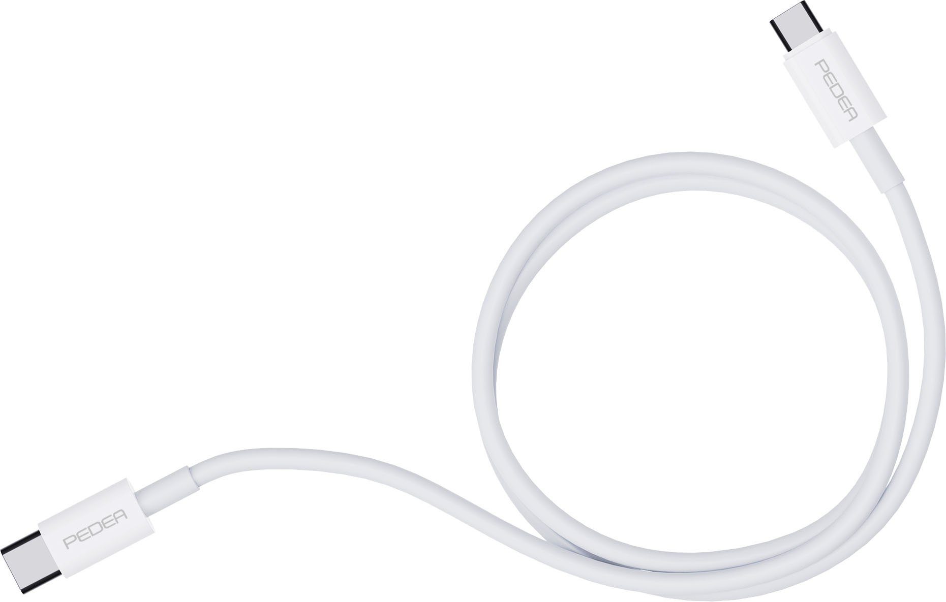 PEDEA Daten- und Schnellladekabel USB-C/USB-C Smartphone-Kabel, USB-C, USB-C (100 cm)
