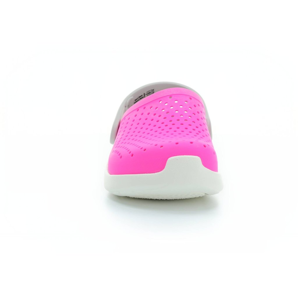 Crocs LiteRide Clog Electric Pink / White Pantoffeln