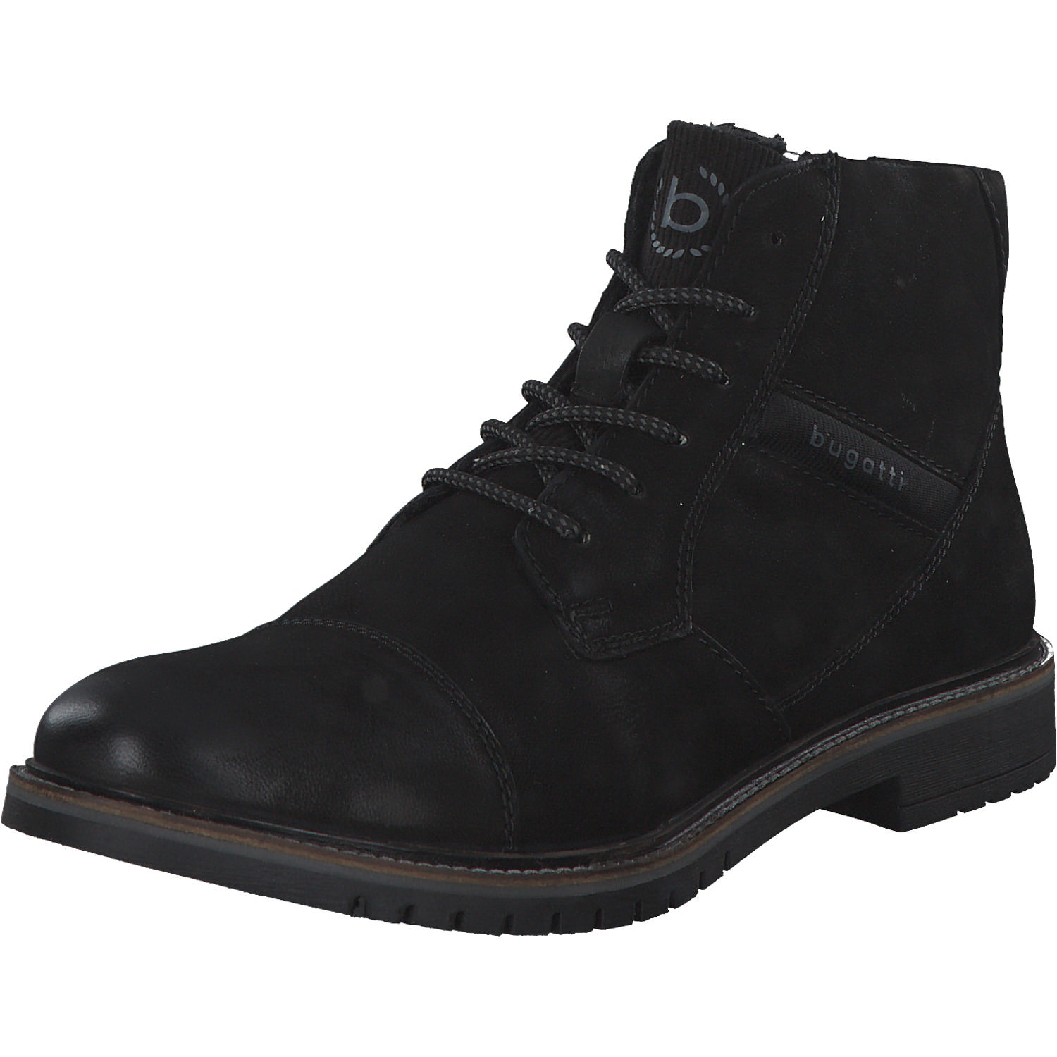 Bugatti Caj 8373A, Schnürstiefeletten, Herren, Schwarz