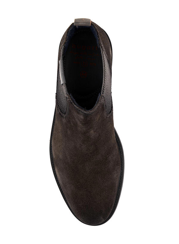 bugatti, Chelsea Boots, Veloursleder, dunkelgrau