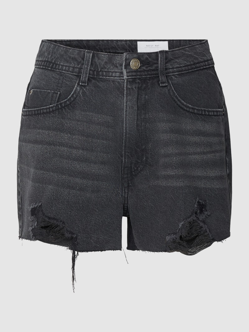 Jeansshorts im 5-Pocket-Design Modell 'DREW' in schwarz