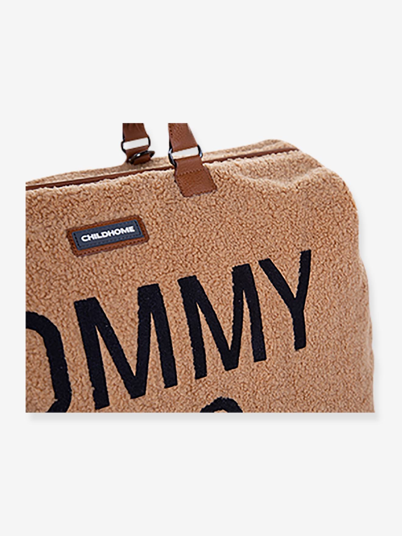 Childhome Große Wickeltasche MOMMY BAG, Teddyfleece CHILDHOME - wollweiß