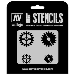Vallejo Hobby Stencils: Gear Markings