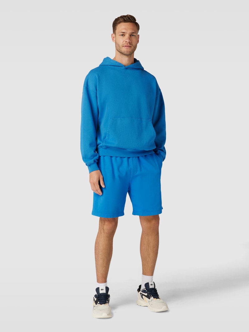 Oversized Hoodie aus Bio-Baumwolle in blau
