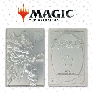 Magic the Gathering Metallbarren Garruk Wildspeaker Limited Edition (versilbert)