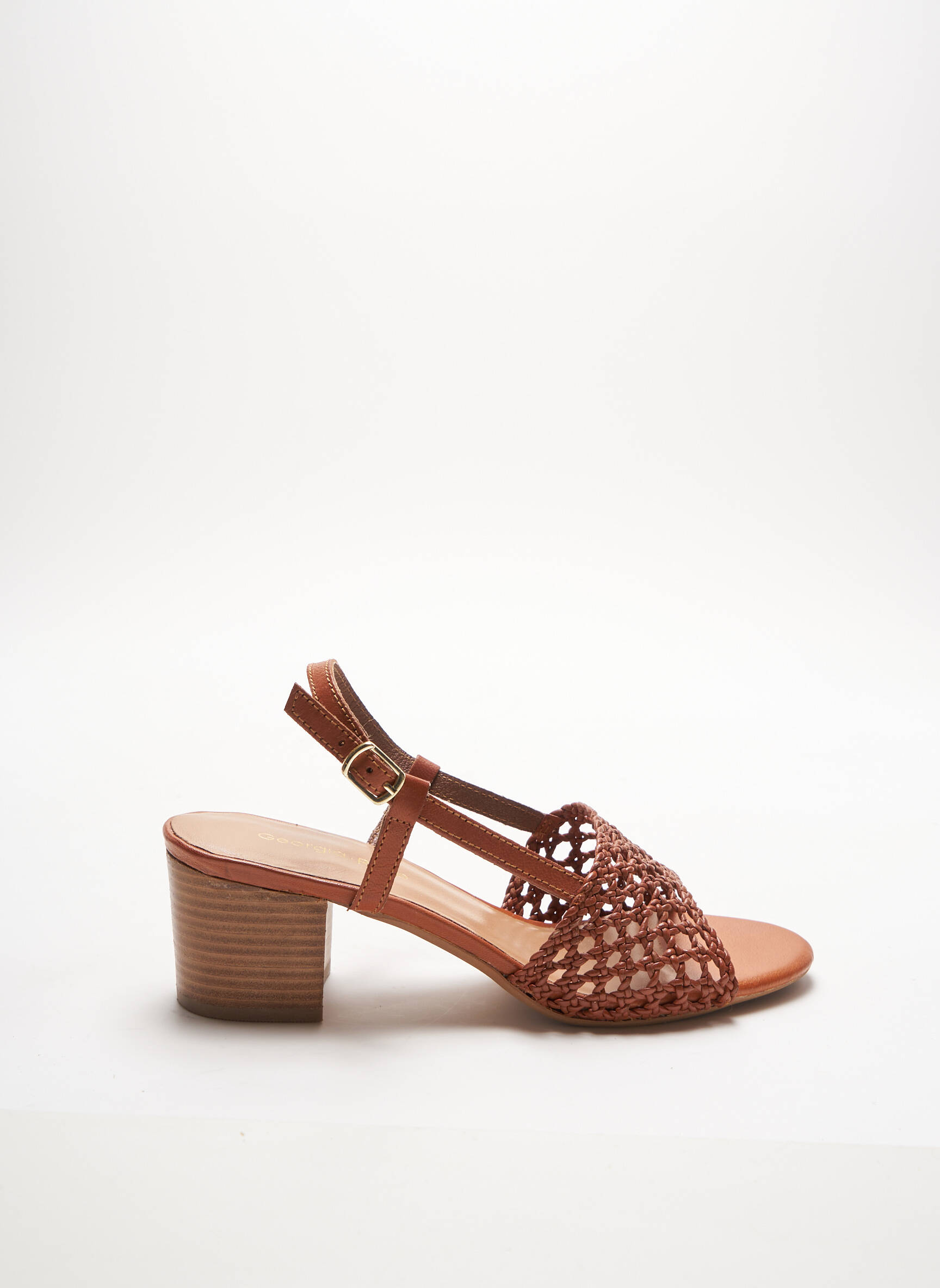 Georgia Rose Sandales Nu Pieds Femme couleur marron