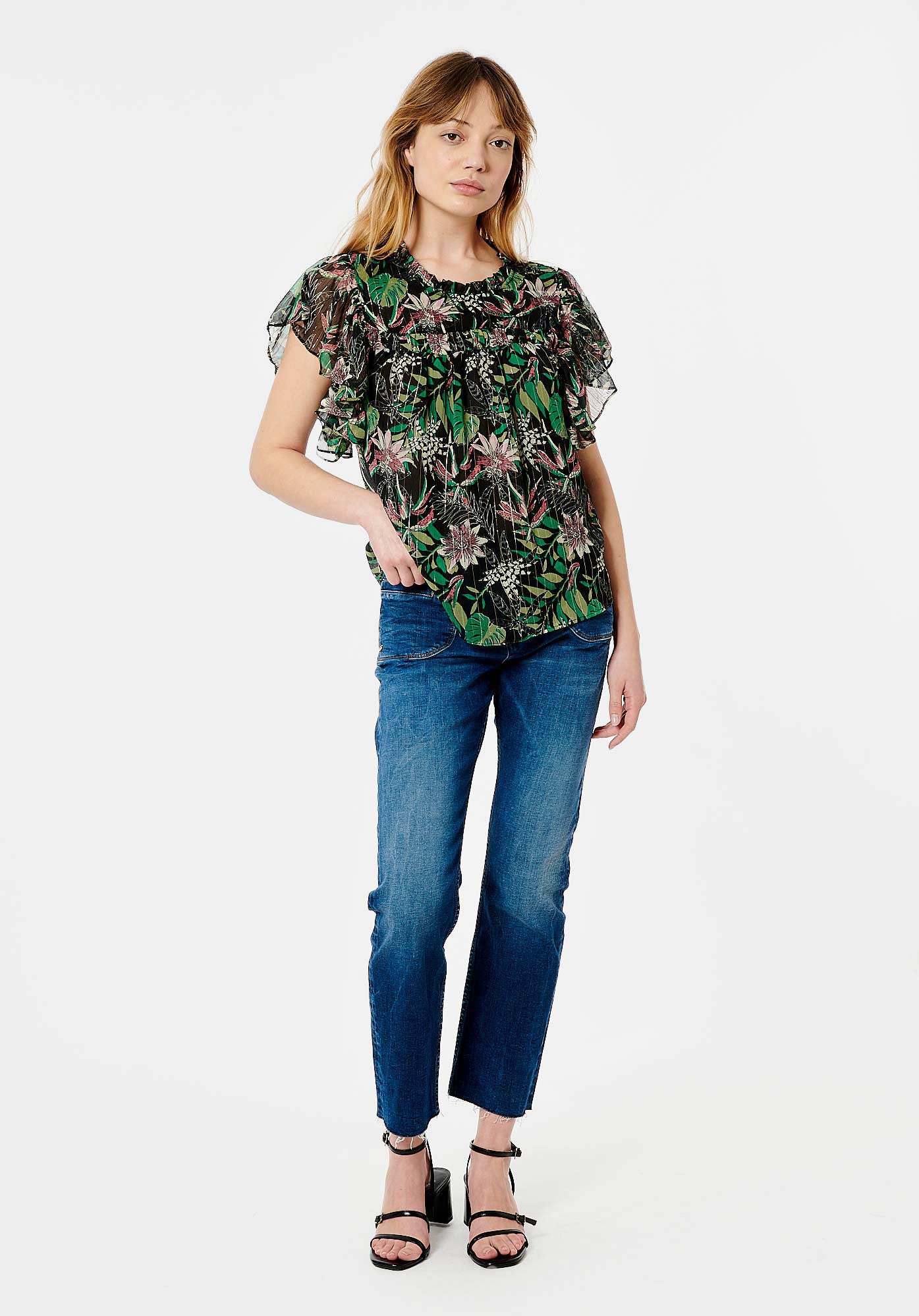 GINA   Blouse fleurie Femme
