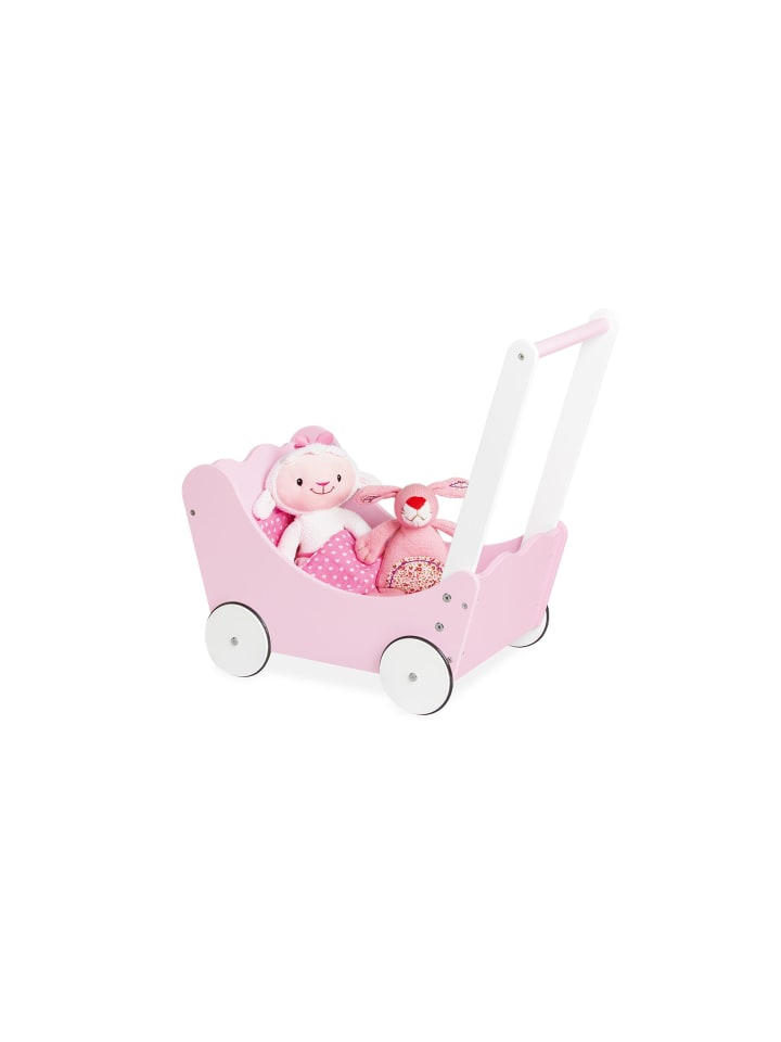 Pinolino 4-tlg. Puppenwagen 'Jasmin“ in rosa günstig kaufen onesize