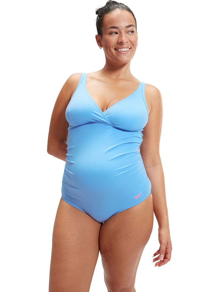 Speedo Umstandsbadeanzug in Hellblau günstig kaufen