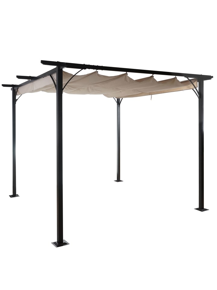 MCW Pergola C42 mit Schiebedach, 3x3m creme günstig kaufen onesize