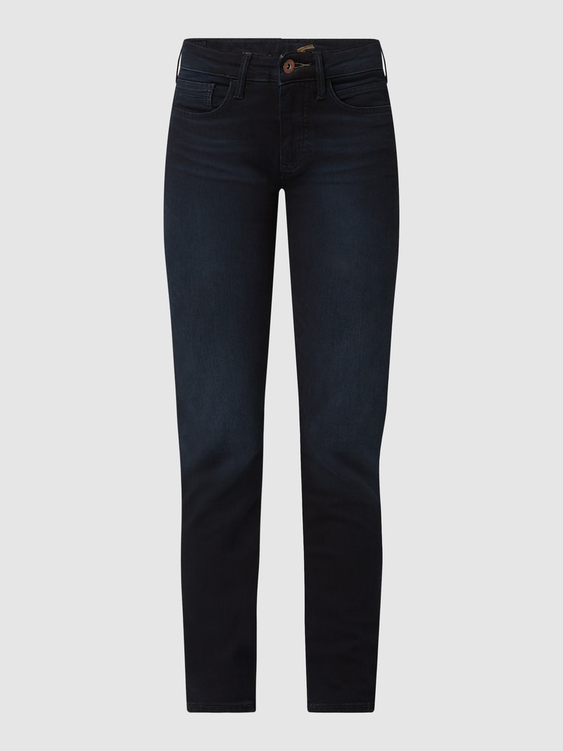 Skinny Fit Jeans mit Stretch-Anteil in dunkelblau