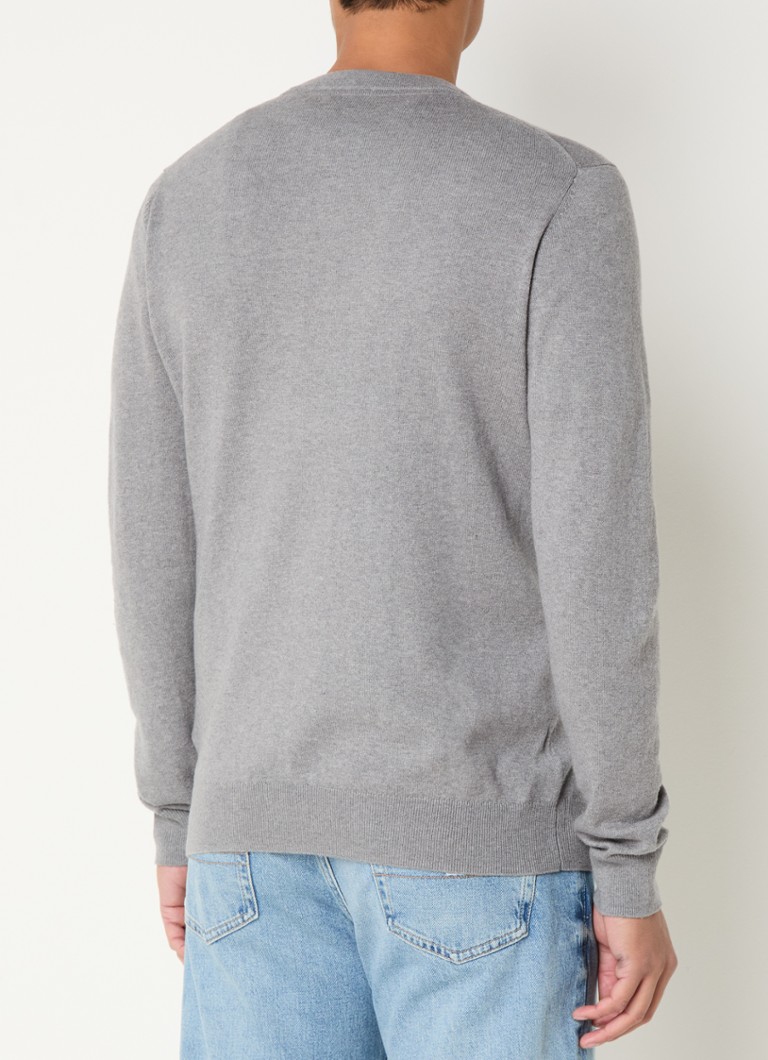 Lyle & Scott Finstrikket genser i merinoullblanding
