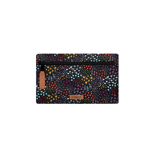 Castelldefels black medium front pocket