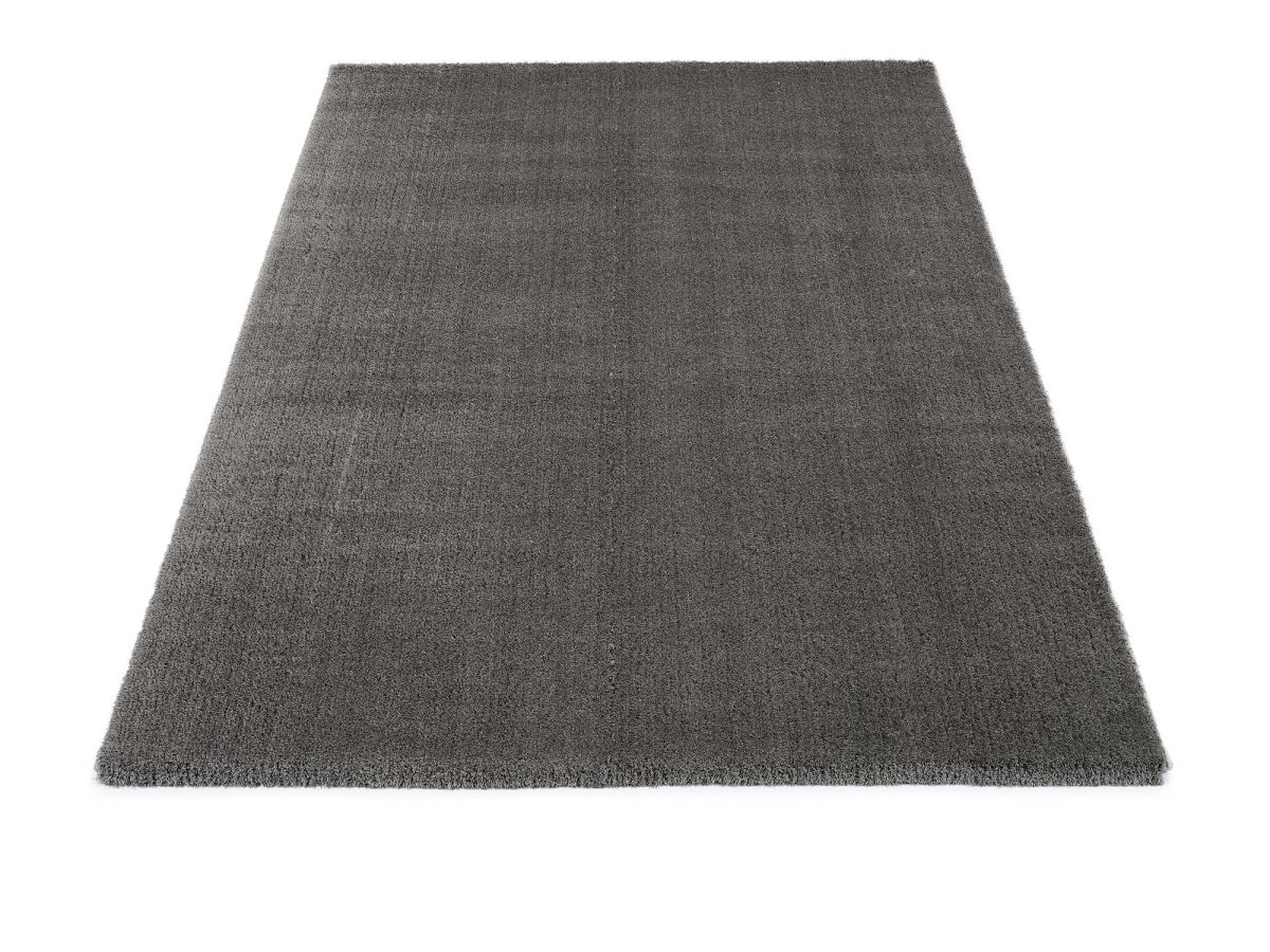 Hochflorteppich Soft Fun Dunkelgrau 120 x 170 cm