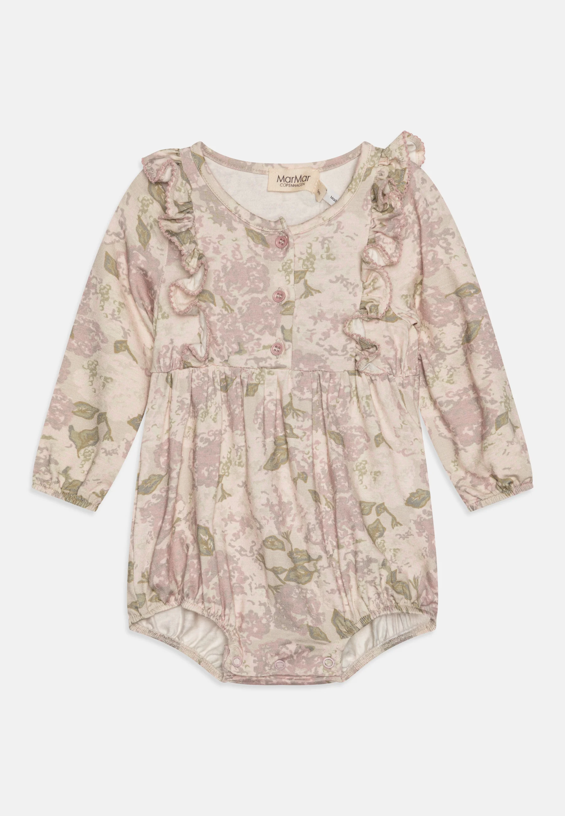 MarMar Copenhagen BABY ROMA FRILL ROMPER DROP - Mono