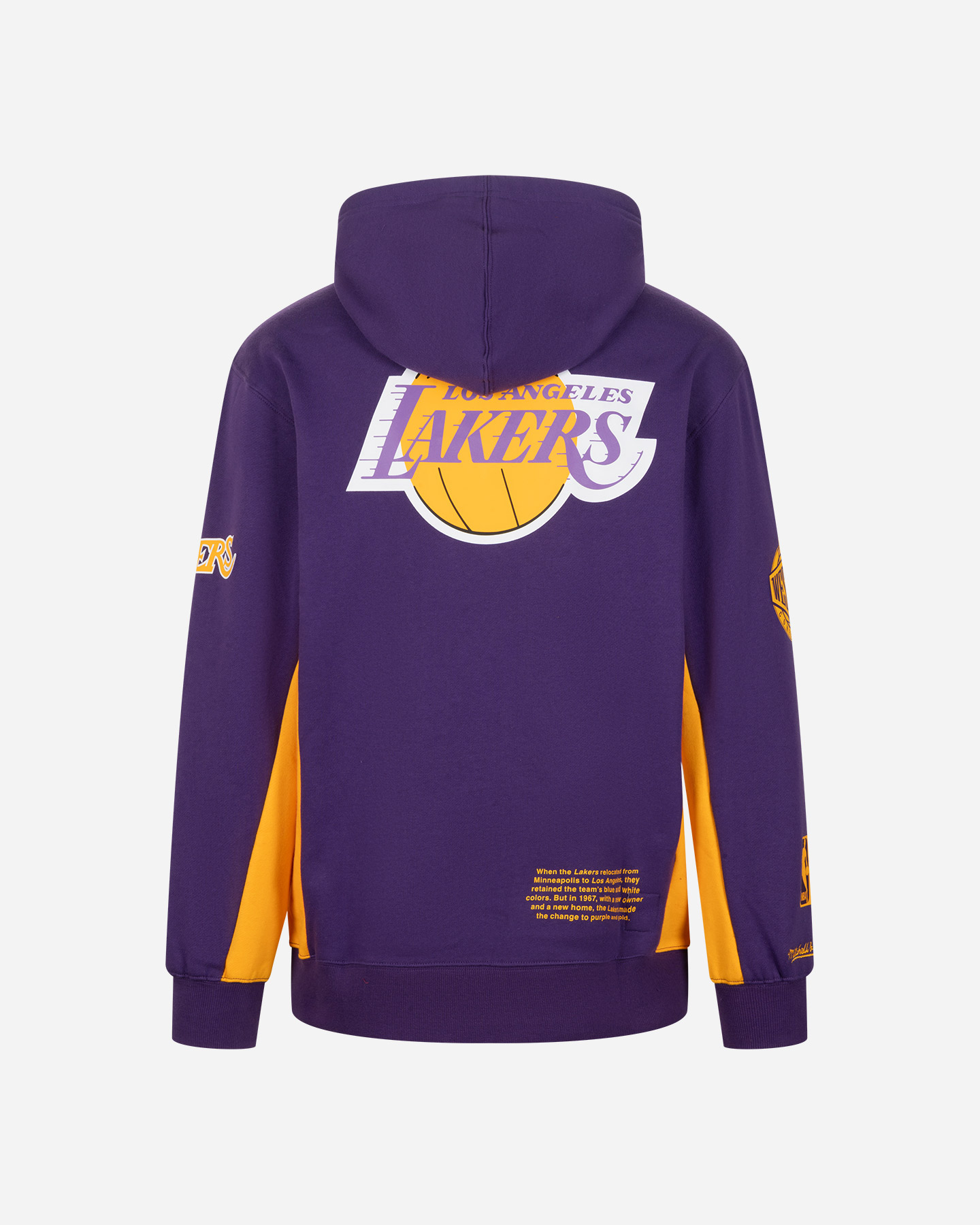 Oblečenie Basket Mitchell&ness Team Origins Fleece Vintage Logo Lakers M TH9263-LALPURP