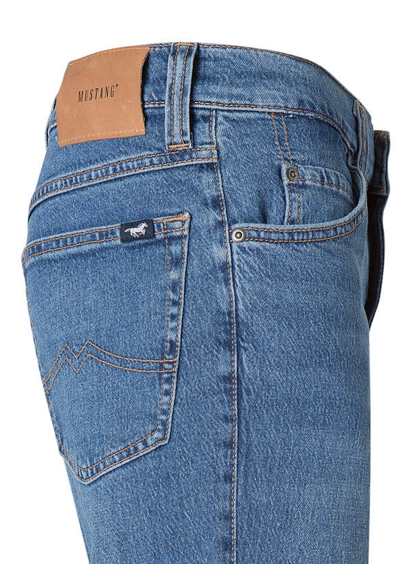 MUSTANG, Jeans Tramper, Straight Fit, Baumwoll-Stretch, mittelblau