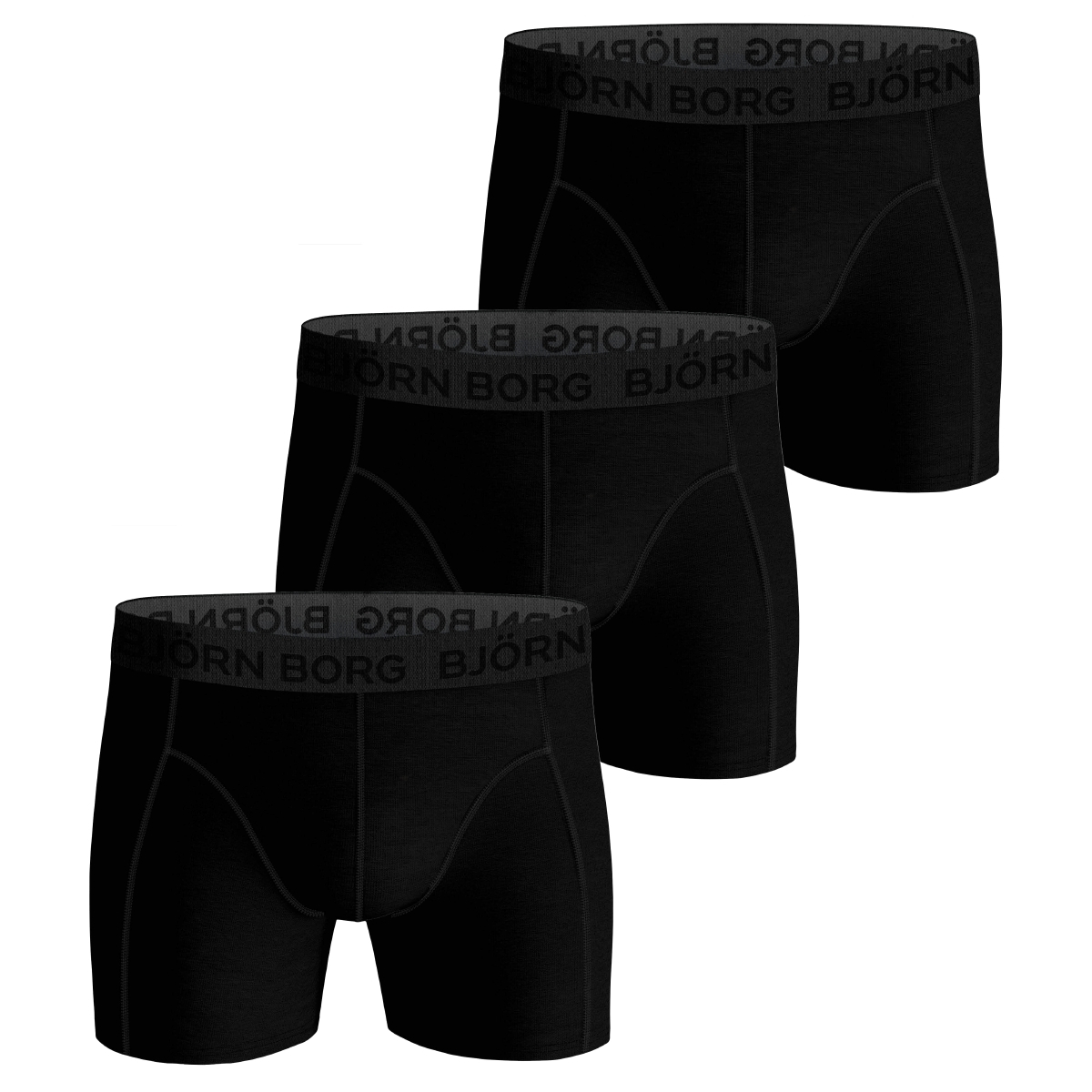 Björn Borg Core Boxer 3er Pack Boxershorts schwarz