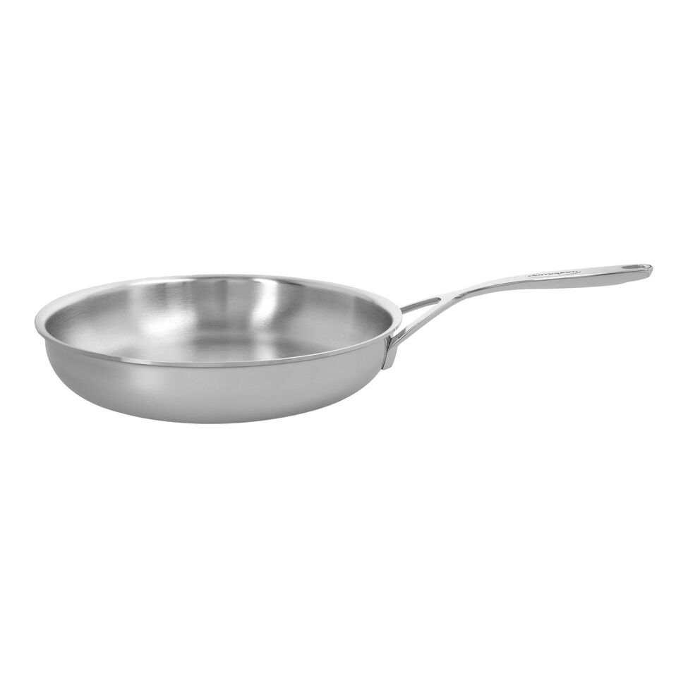 Bratpfanne 28 cm, 18/10 Edelstahl, Silber
