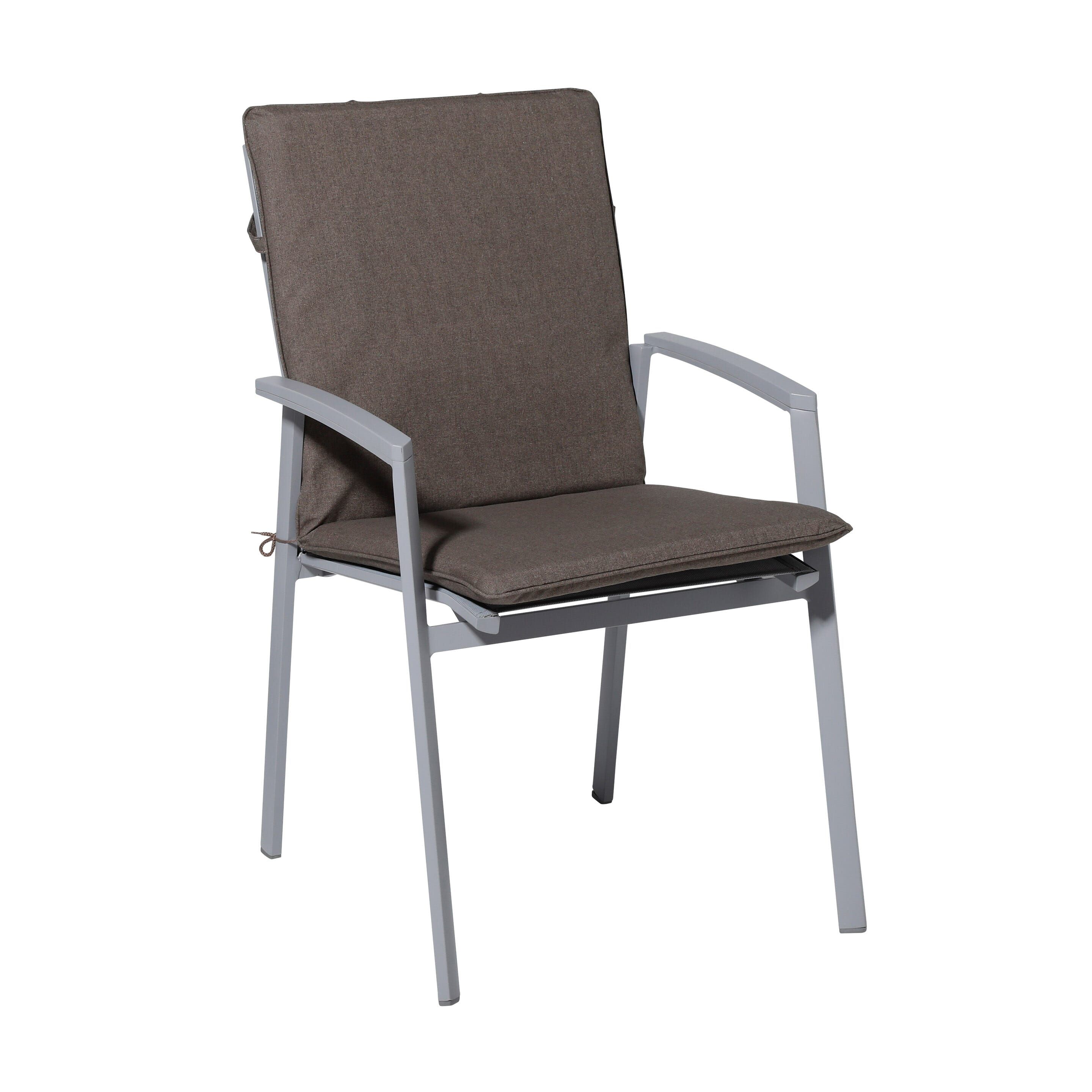 Madison Outdoor Oxford Taupe 97 x 49 Stapelstuhlkissen