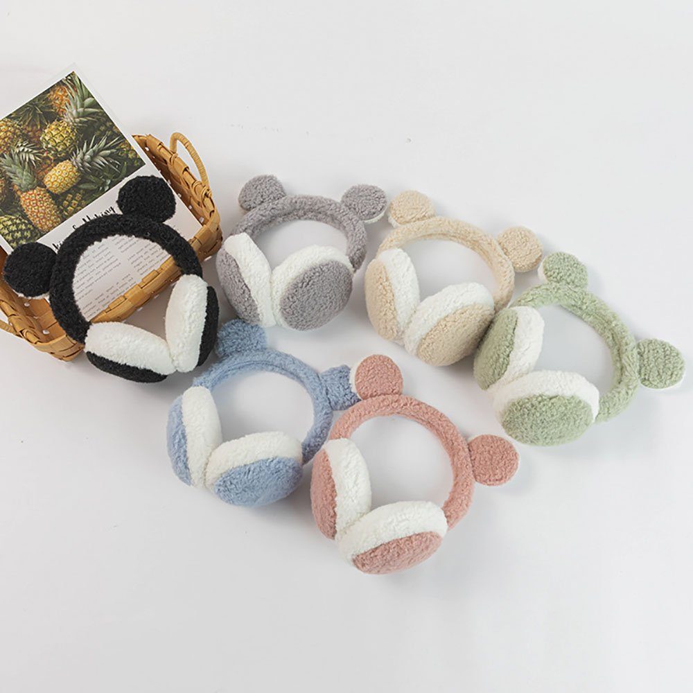 Buling Ohrenwärmer Ohrenwärmer Herbst und Winter Damen Plüsch Wind- und frostsicher Plush Ohrenschützer Earwarmer für den Outdoor-Sport
