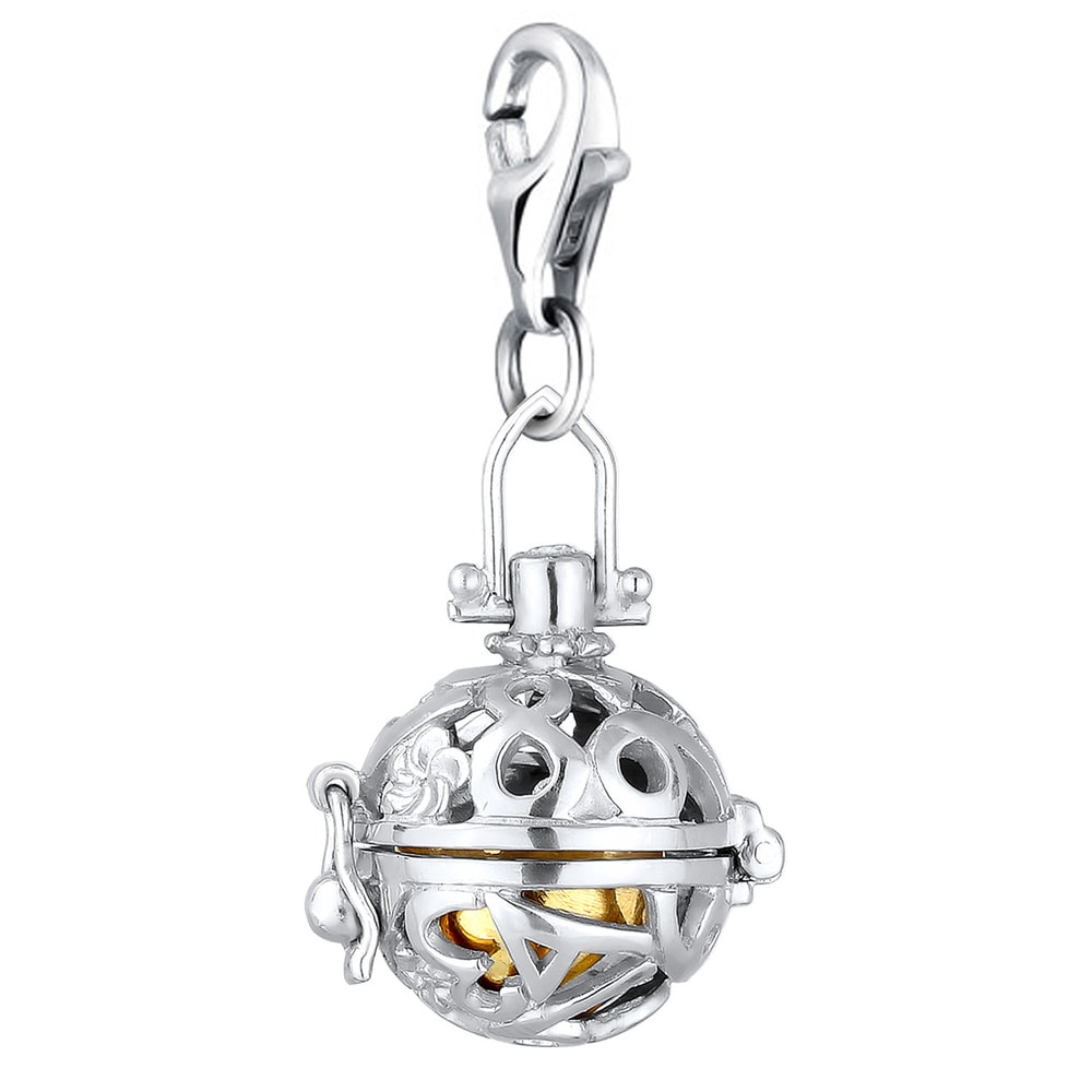 Nenalina Nenalina Amulette Chuchoteur d'Anges Balle Sonore Ornement Pendentif Femme - (925 Pendentif