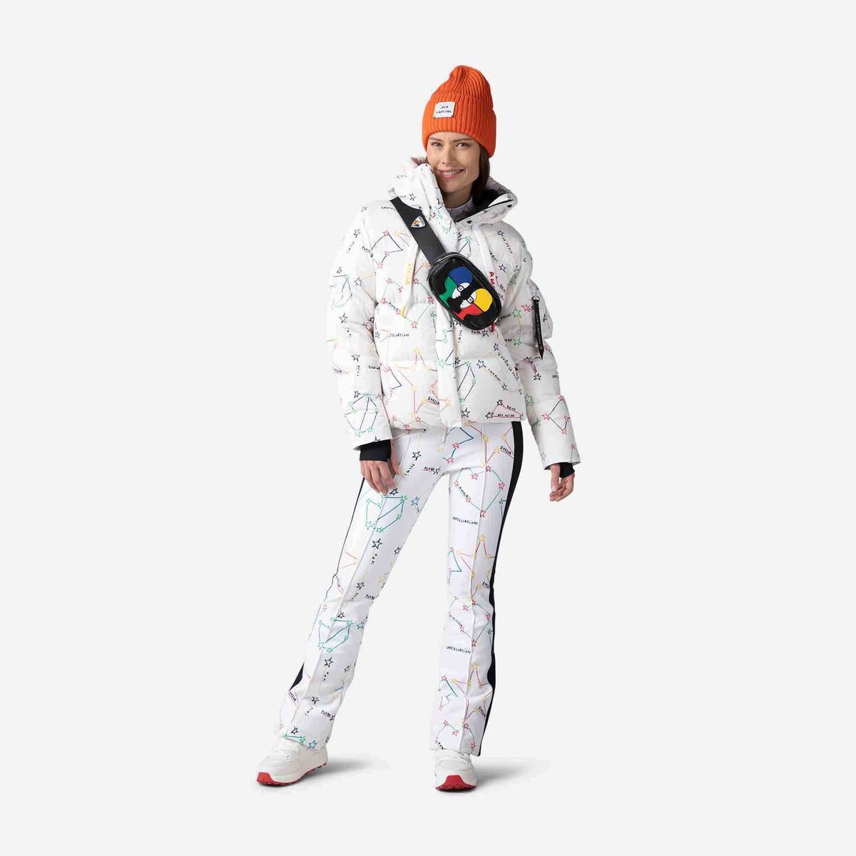 JCC Modul Printed Down Bomberjacke für Damen