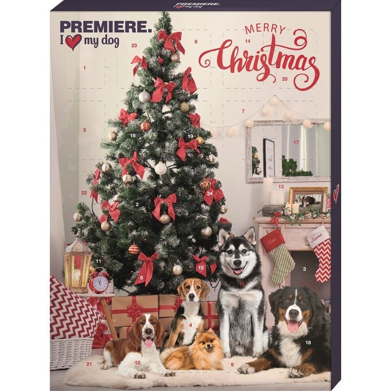 PREMIERE Snacks PREMIERE Adventskalender für Hunde 300g