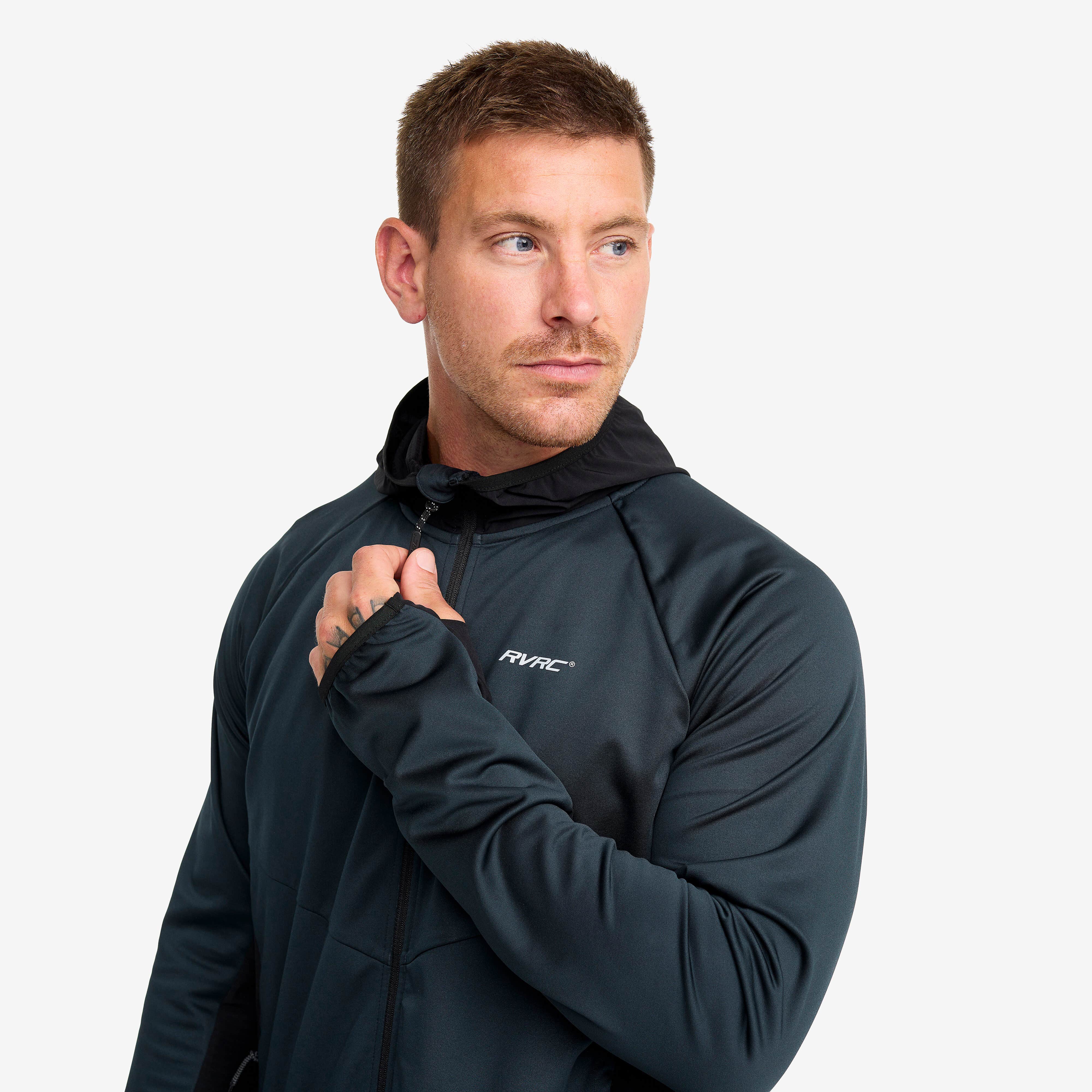 Pace Hooded Wind Jacket Homme Blueberry