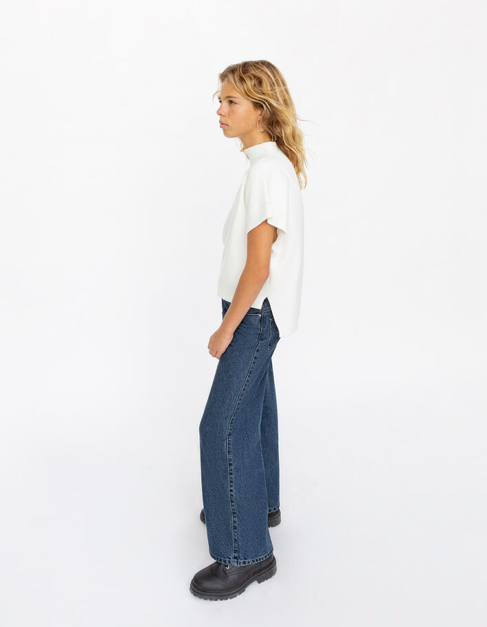 Jean WIDE LEG bleu fille