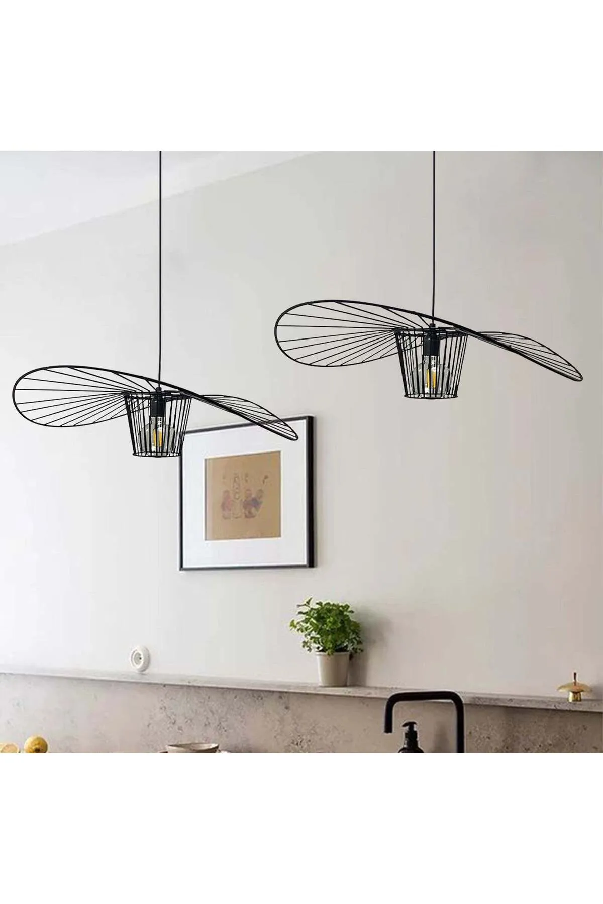 Bamyum  Pendelleuchte Orvelte, 70 cm, Moderne Lampe