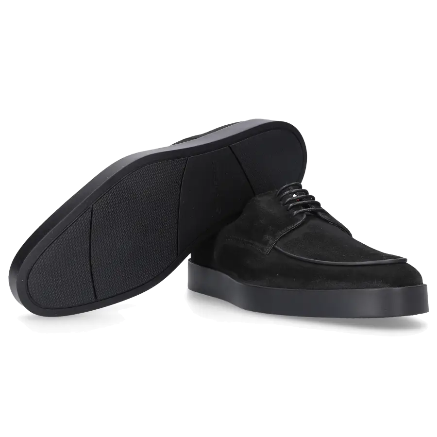 Santoni - Schnürschuhe 16796 schwarz - schwarz