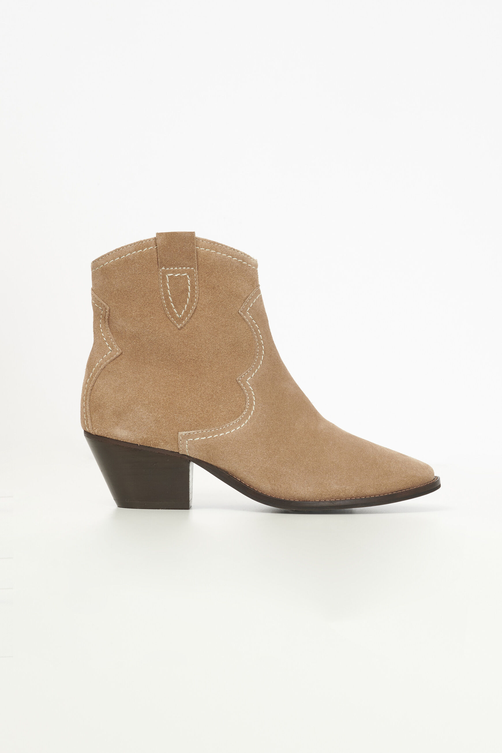 chaussures emmanuel 100% cuir sable femme