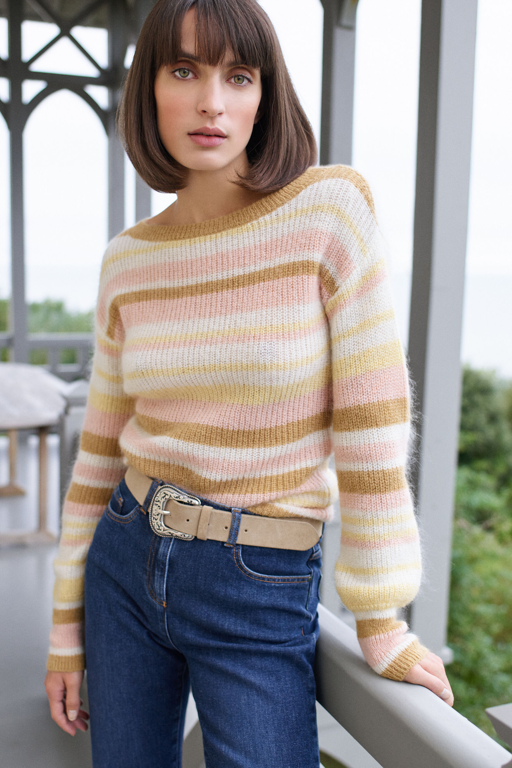 pull deva camel femme