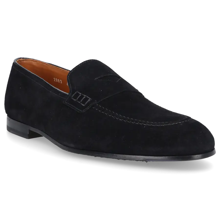 Doucal's - Loafer 2983 Veloursleder - schwarz