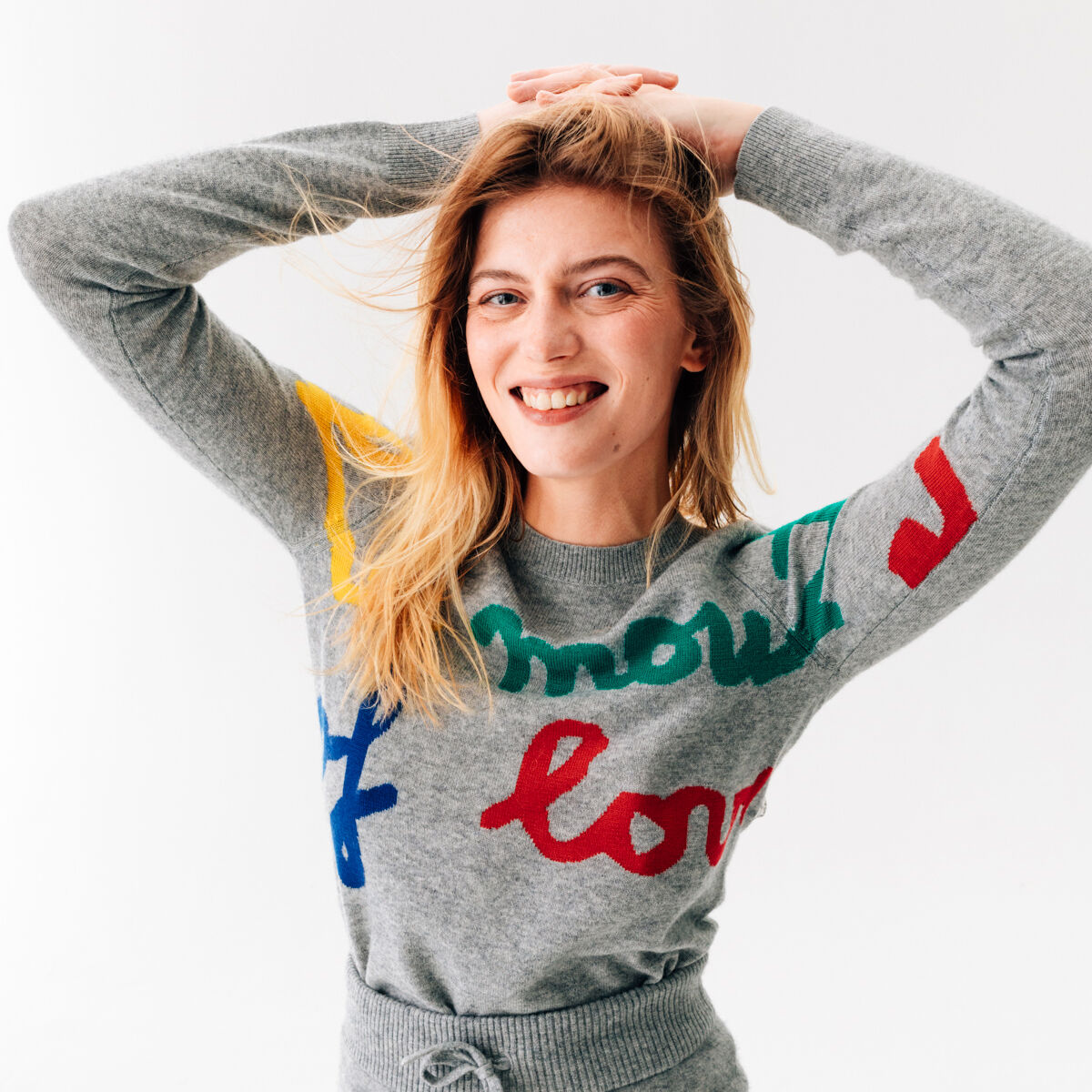 Pull à col rond Mountain of Love JCC pour femme