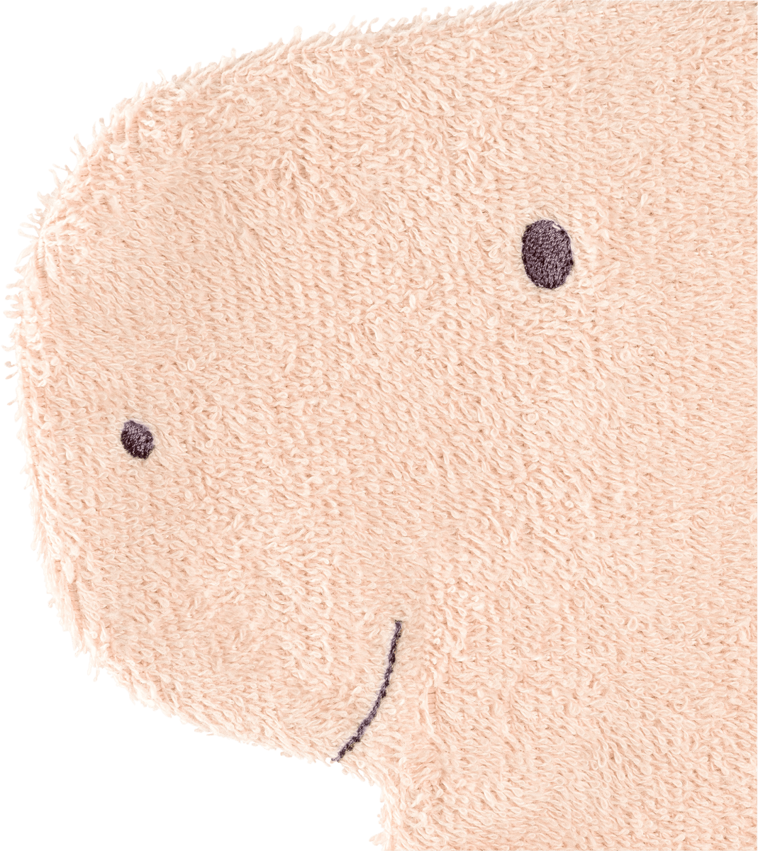 Waschhandschuh Dino, rosa, 1 St