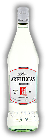 Arehucas Carta Blanca (Gran Canaria) 1,0 Liter Arehucas Carta Blanca (Gran Canaria) 1,0 Liter Kanarischer weißer Rum. 1	 Liter - Vol 37,5%
