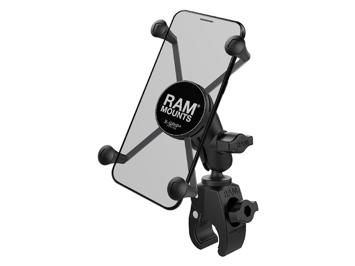 RAM® X-Grip® Large Phone Holder mit RAM® Tough-Claw Lenkerhalterung - schwarz