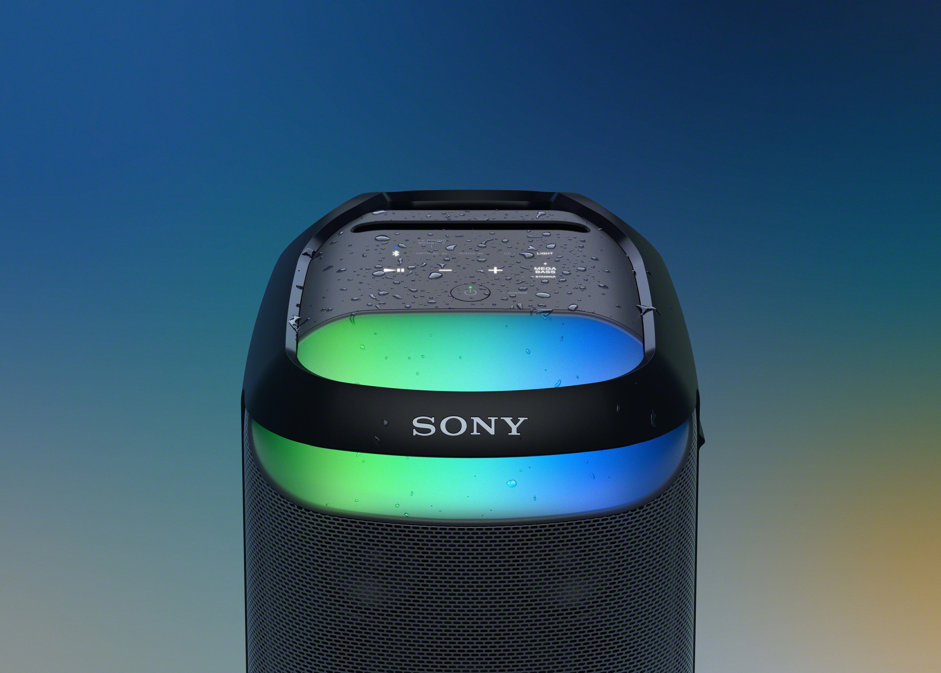 Sony XV800 Stereo Bluetooth-Lautsprecher (Bluetooth, Partylautsprecher, 25 Std. Akku, Schnelladefunktion, inkl. Rädern)