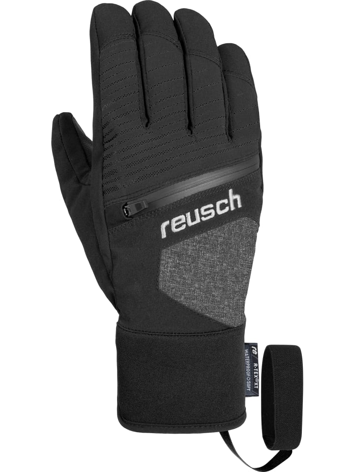 Reusch Fingerhandschuhe Theo R-TEX XT in black melange / black günstig kaufen 9