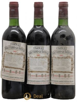 Château Balestard la Tonnelle Grand Cru Classé  1983 - Lot de 3 Bouteilles