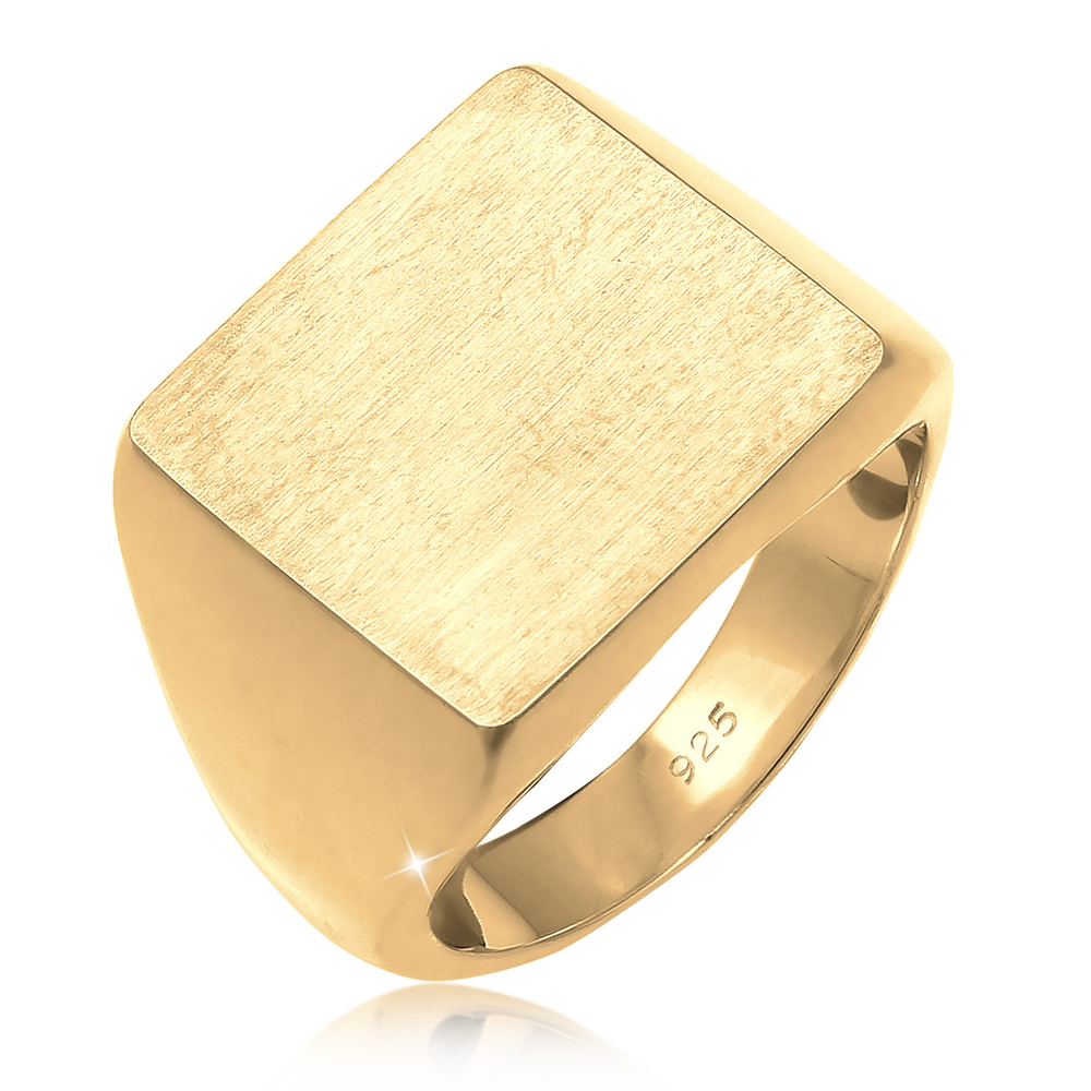 Elli Elli Bague Chevalière Royale Bague Femme - (925/1000) Argent Bague