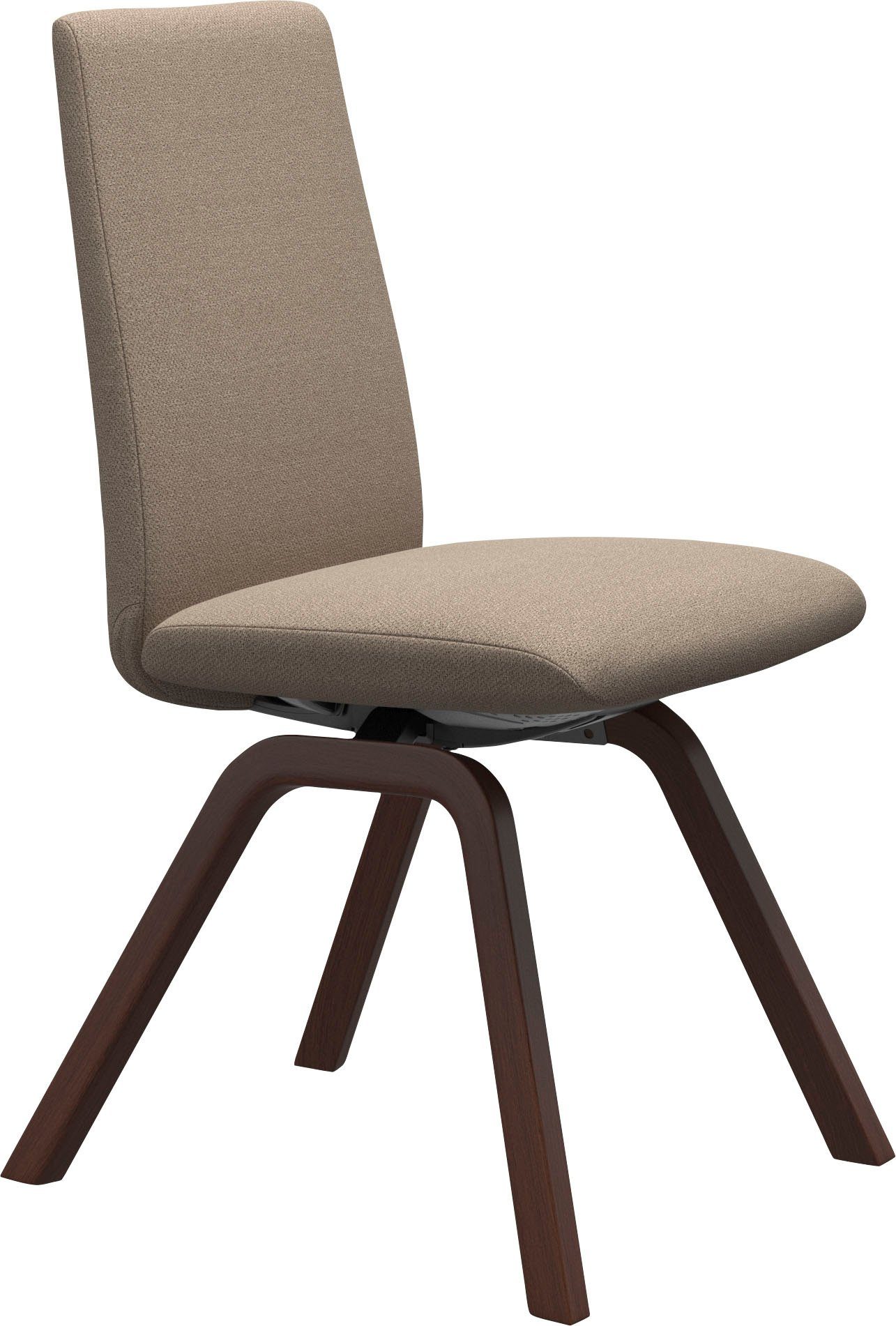 Stressless® Polsterstuhl Laurel, Low Back, Größe M, mit schräggestellten Beinen in Walnuss